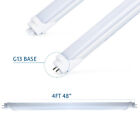 10-100 Pack Led G13 4ft 4 Foot T8 Tube Light Bulbs 22w 6000k Milky Or Clear Lens
