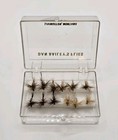 Set Of 12 Vintage Dan Bailey s Fly Fishing Flies W original Case Montana