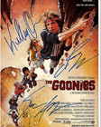 The Goonies Signed Movie Poster 11x17 With Coa - Authentic Memorabilia