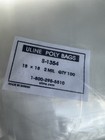 100 Count - 18    X 18    Uline Clear Poly Bags Open Top 2 Mil Thick S-1354
