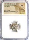 Alexander The Great Iii Silver Ar Drachm 336 Bc  Ngc Xf Ef - Rare Lifetime Issue