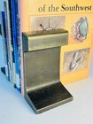 Original Denver   Rio Grande Western Railroad Track Bookends     Authentic D rgw
