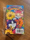 New 90   s Vtg Lisa Frank Flip Outs Organizer   Stationary W  Sunflower Kittens