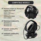 Gel Ear Pads For Howard Leight By Honeywell 4 2 X 3 1 X 0 6 Inches  Black 