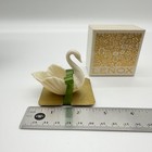 Lenox To The Bride Mini Porcelain Swan Wedding Ring Trinket Dish Holder
