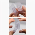 Clear Double-sided Adhesive Wall Hooks no-drill Suction Cup For Bathroom Kitchen
