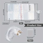 1set Transparent Pvc Jewelry Organizer Storage Book With 160 Slots Jewelry