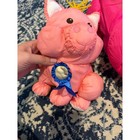 Vintage Fisher Price Puffalump Lot Pink Dinosaur Roars Pig Chick Nylon Plush
