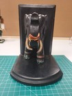 Cast Iron Elephant Bookend Vintage Style Figural Animal Home Decor Shelf Art