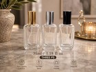 3 Pack 35ml Refillable Perfume Spray Bottles Empty Glass Atomizer Travel Set