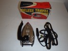 Vintage Deluxe Travel Folding Iron School Travel Home Collectible Original Box