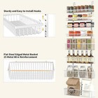 White Over The Door Pantry Organizer  Pantry Organization And Storage 