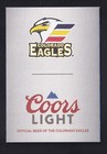 2025-26 Colorado Eagles Hockey Pocket Schedule Coors Light Ahl Avalanche