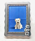 Burnes Of Boston 3 5 x5  Picture Frame Pewter Teddy Bear Heart