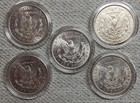 5 Coin Lot Morgan Silver Dollar