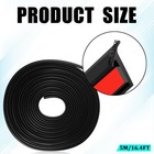 Rubber Edge Trim T Molding Seal Strip Car Windshield Edge Weather Stripping 16 4