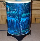 Grain Mill With Waterfall s Motion Lamp