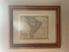Antique Map Of South America