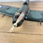 Vintage Cox Thimble Drome Spitfire  7800 Raf Gas Engine  Model Tether Airplane