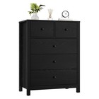     modern 5 Drawer Dresser  37 h Modern Dresser For Bedroom  Chests Of Drawers