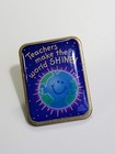 Teachers Make The World Shine Lapel Pin   