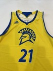 Game Worn Used Adidas San Jose State Spartans Sjsu Basketball Jersey Lrge 12  21
