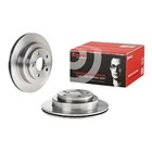Brembo Vented Brake Discs Pair - Rear Axle - Fits Subaru - 09 9147 10 - Quality