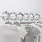 Baby Closet Size Dividers For Clothes - 6 Count  pack Of 1   6x Floral