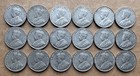 18 Pc Lot Canada Five Cents Km 29 George V  2 1922  5 1927  9 1931    2 1936 5c