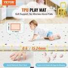 55 x79  Baby Play Mat Kids Crawling Soft Activity Floor Playmat 2 Side