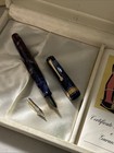Omas Extra 1995 Vintage Celluloid Fountain Pen 18k Nib