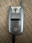 Vintage Motorola E815 Flip Phone W  Oem Charger - Read Desc - No Battery
