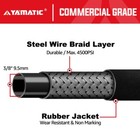 Yamatic 4000 Psi Pressure Washer Jumper Hose Whip Hose For Hose Reel