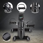 Under Desk Stationary Exercise Bike - Portable Arm Leg Foot Pedal Exerciser New