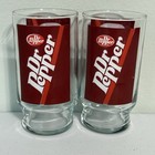 Vintage Dr Pepper Drinking Glass