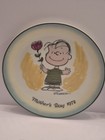 Vintage Schmid Peanuts Mother s Day 7 5  Round Plate Lot Of 6 Plates 1972-1981
