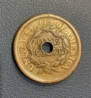 U s Large Cent Altered - Nicely Worked