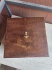 Henry Barrow   Co  London Brass Ship Sextant Hardwood Box Only