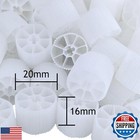 Koimaster Moving Bed Bio Filter Media - 20mm  White  For Koi Ponds  Aquariums