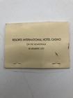 Resorts International Casino hotel-atlantic City  Nj -vintage Travel Sewing Kit   