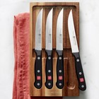 Wusthof Gourmet 4-piece Knife Set In Acacia Tray-williams Sonoma 40053