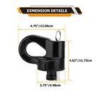 Puck System Gooseneck Safety Chain Anchors For F250  F350  F450 Super Duty 13-24