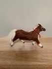 Cute Little Chestnut Horse With Real Horse Hair