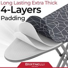 Bartnelli Ironing Board   Space-saving And Ultimate Iron Board Experience 13x   