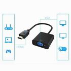 1080p Hdmi Male Converter To Vga Female Adapter Cable Cord For Hdtv Dvd Pc
