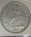 1877 T 1 Trade Silver Dollar  Icg Vf Details