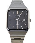 Casio Mtp-b185d-1a Black Dial Analog Stainless Steel Band Men Watch