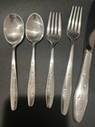 Dawn Star 5 Piece Place Setting Wallace Sterling Sterling Flatware Mcm Starburst