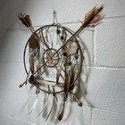 Vintage Navajo Mandala Medicine Wheel Wall Art 24  In Length Native American