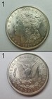 Lot Of 2 Morgan Silver Dollars 1921 Two 90  Silver  1 Us Coins  2 Face Bullion